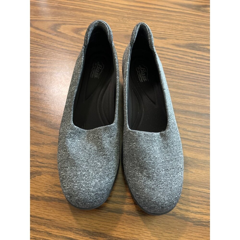 Bass Go-To-Comfort Donna grey slip on shoe size 9M